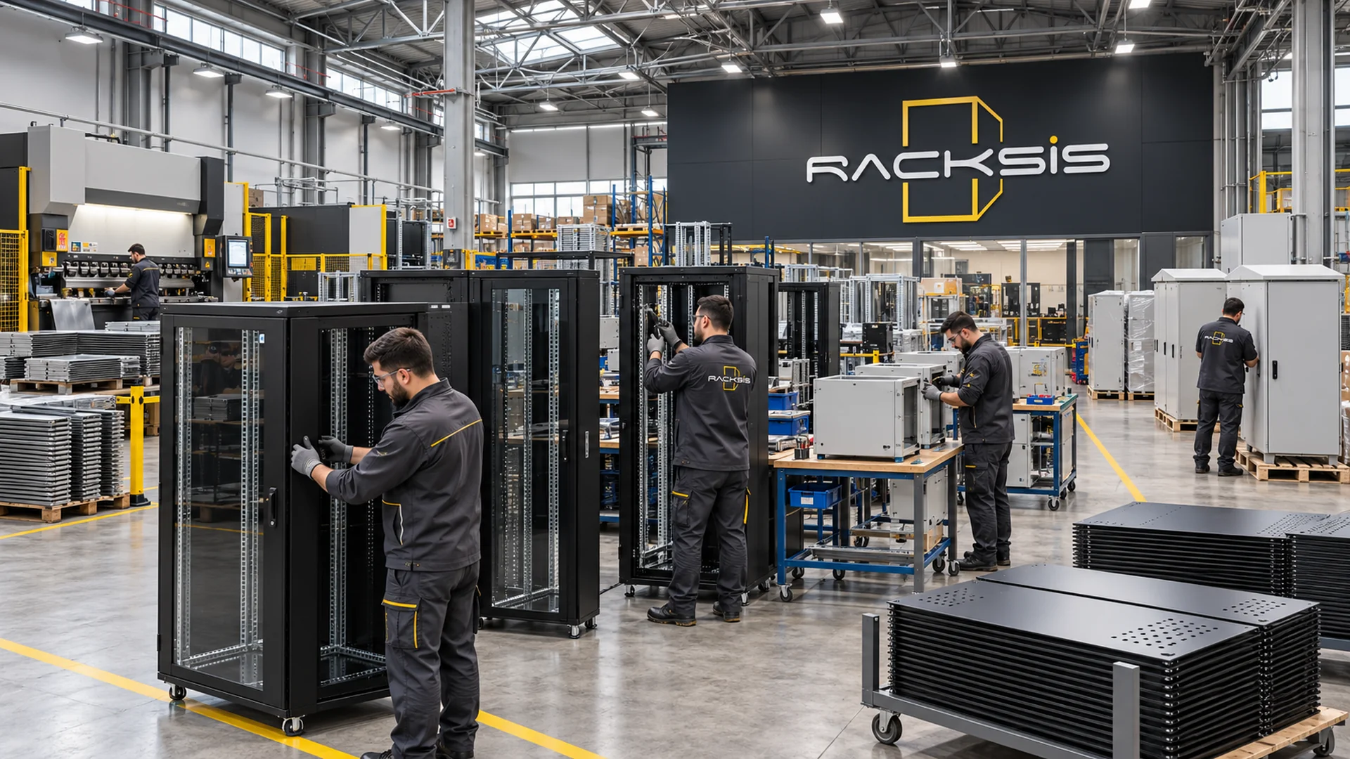 Racksis® rack kabinet üretimi ve montajı